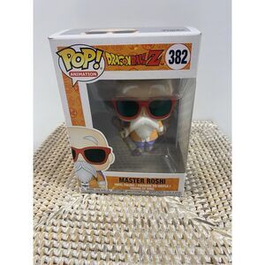 Funko‎ Pop! Vinyl: Dragon Ball - Master Roshi (w/ Staff) #382 -w/protector